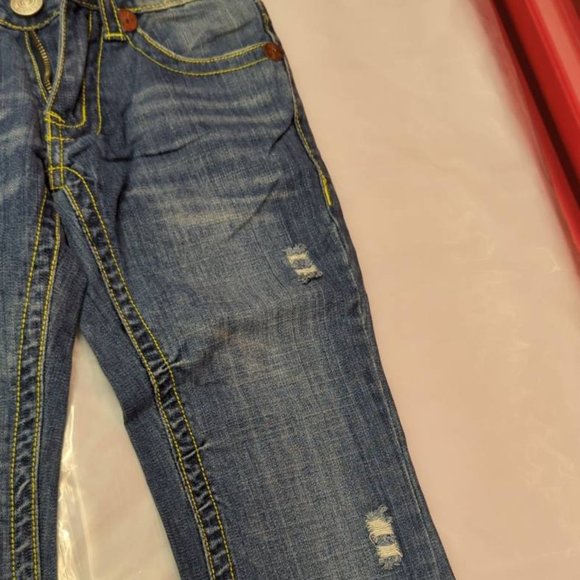 New True Religion Boot Cut Jeans Size 26 Inseam 31 Rainbow Joey - Picture 3 of 13